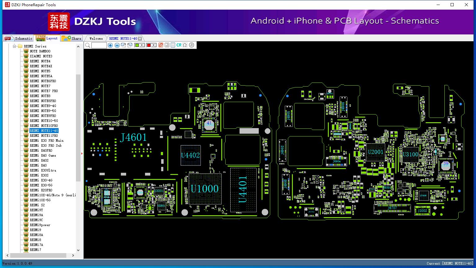 Update Layout Sch Redmi Note G Bitmap Dzkj Schematics Pcb Layout