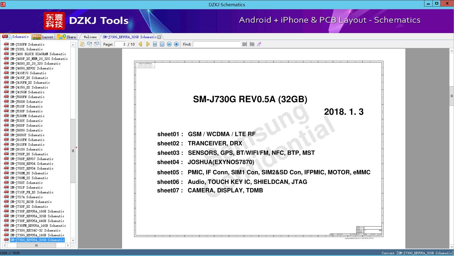 SM J730G REV05A 32GB Schematic SAMSUNG J Series SAMSUNG Schematic