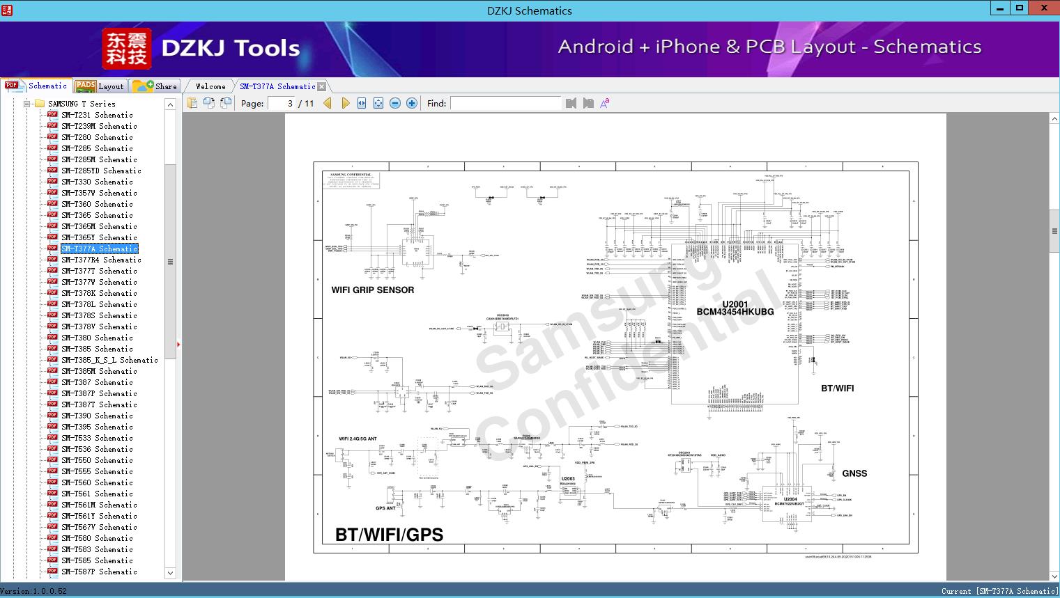 SM T377A Schematic SAMSUNG T Series SAMSUNG Schematic DZKJ