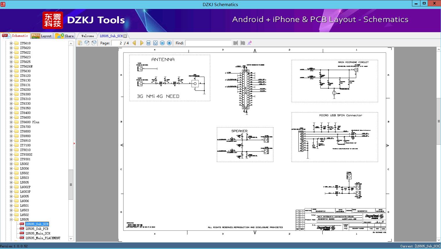 L Sub Sch L Itel Schematic Dzkj Schematics Pcb Layout