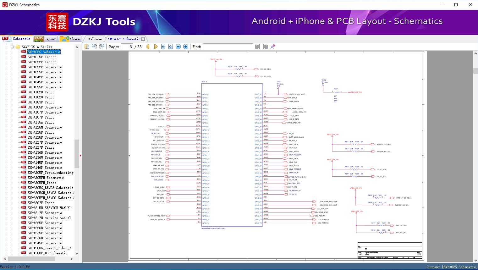 SM A02S Schematic SAMSUNG A Series SAMSUNG Schematic DZKJ