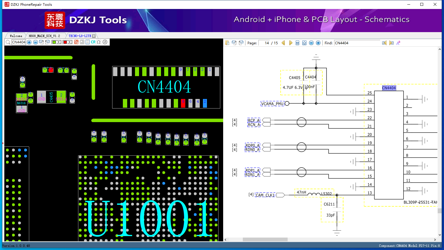 Update Layout Sch Tecno L Lite Bitmap Dzkj Schematics Pcb Layout