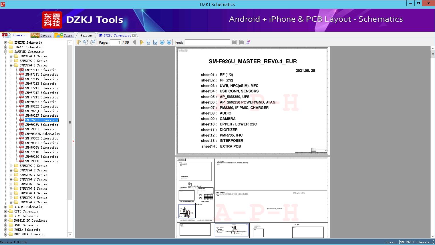 SM-F926U Schematics