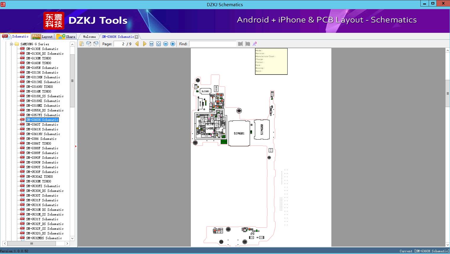 SM-G360H Schematic