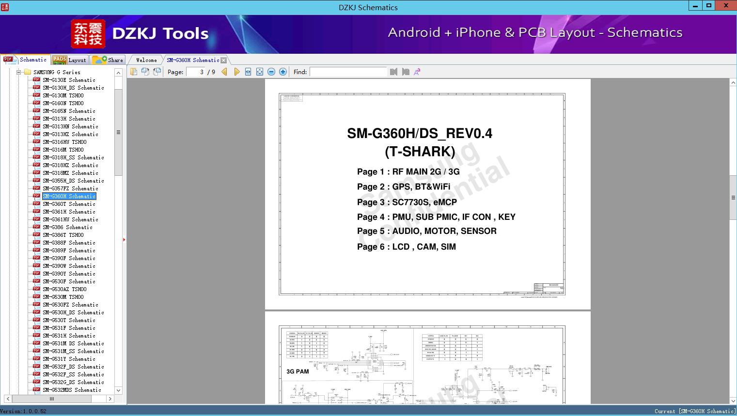 SM-G360H Schematic