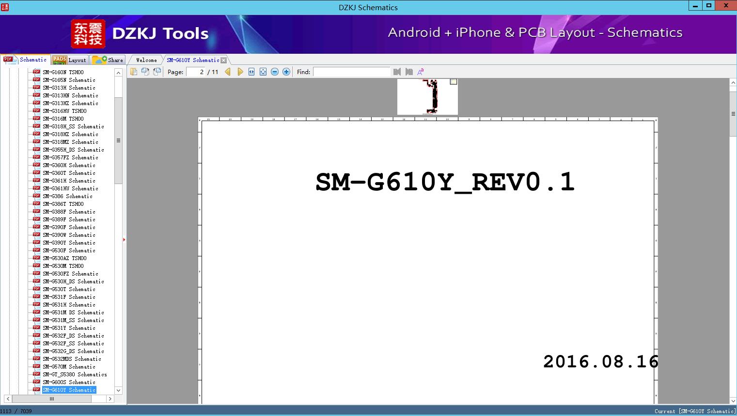 SM-G610Y Schematic