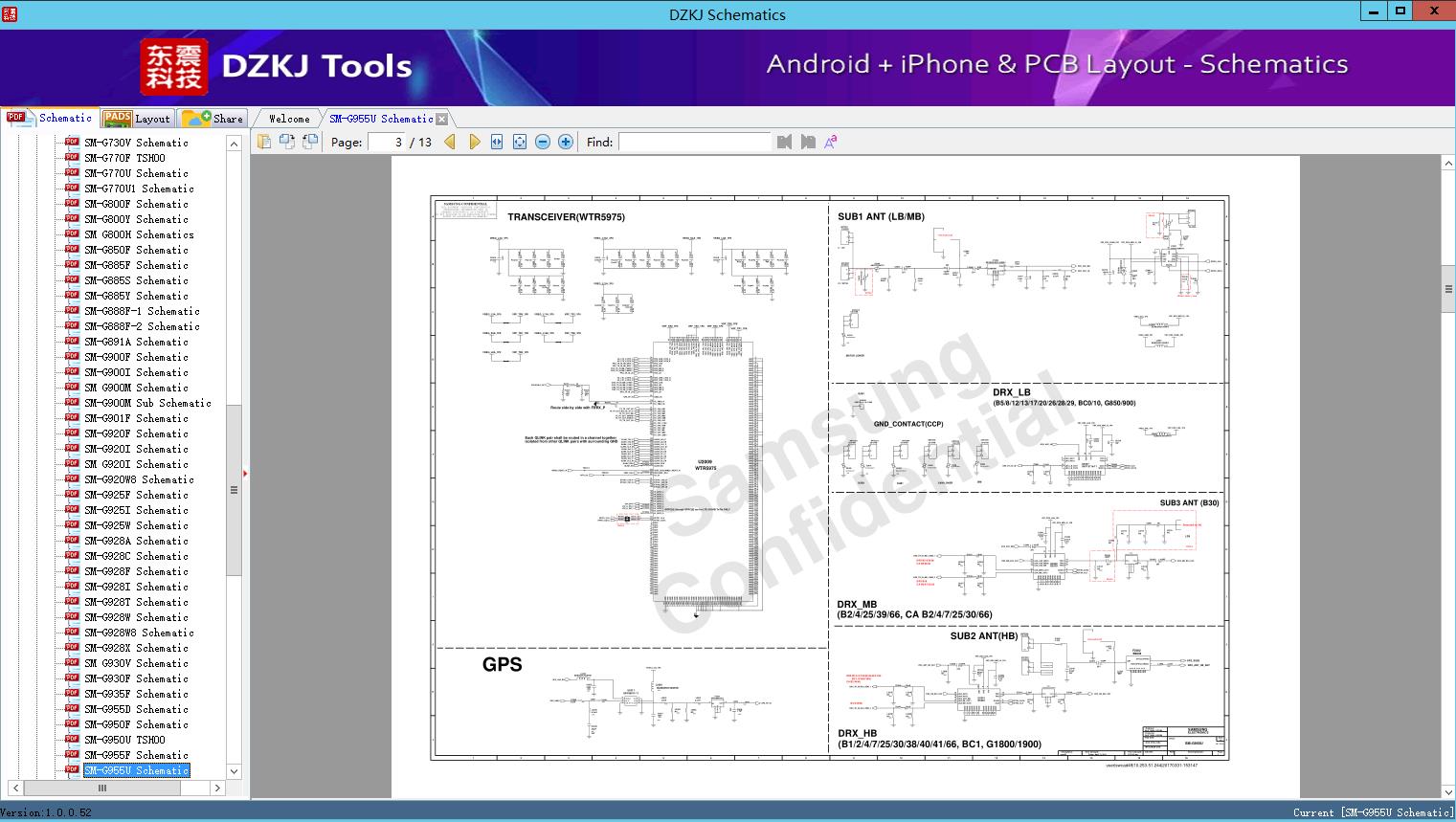 SM-G955U Schematic