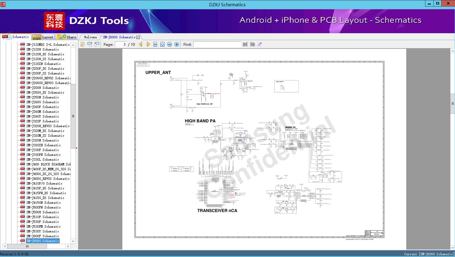 SM-J600G Schematic