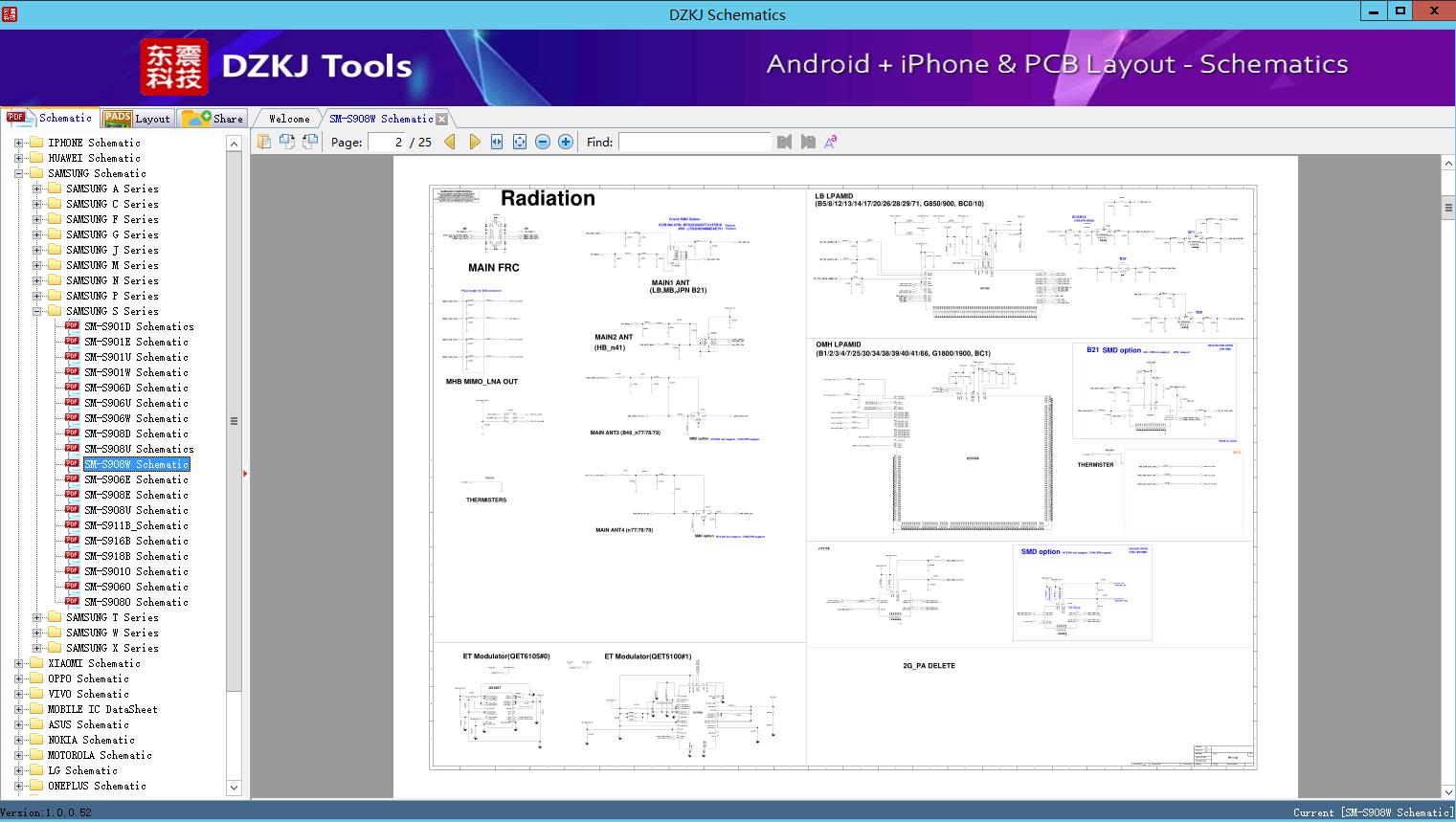 SM-S908W Schematic