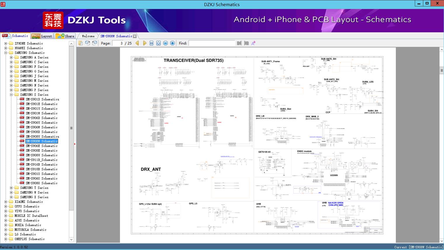 SM-S908W Schematic