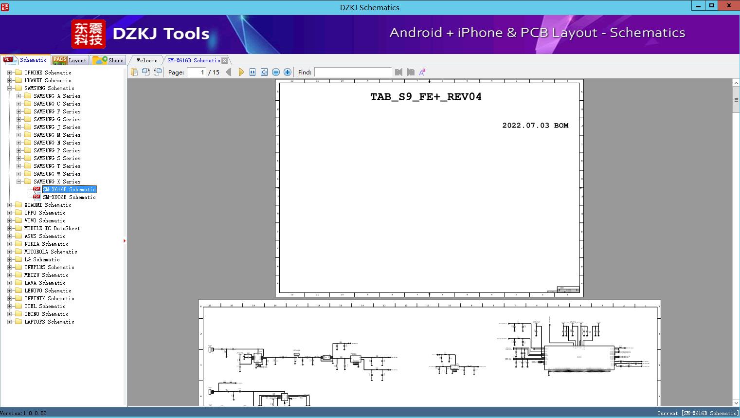 SM-X616B Schematic