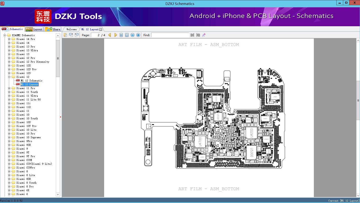 Mi 12 Layout