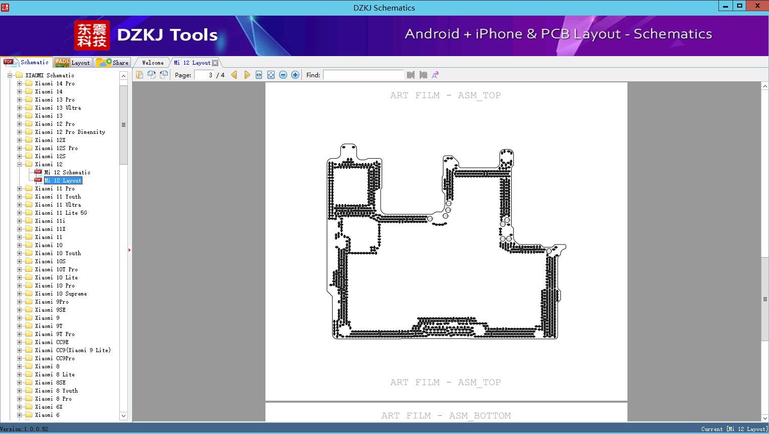 Mi 12 Layout