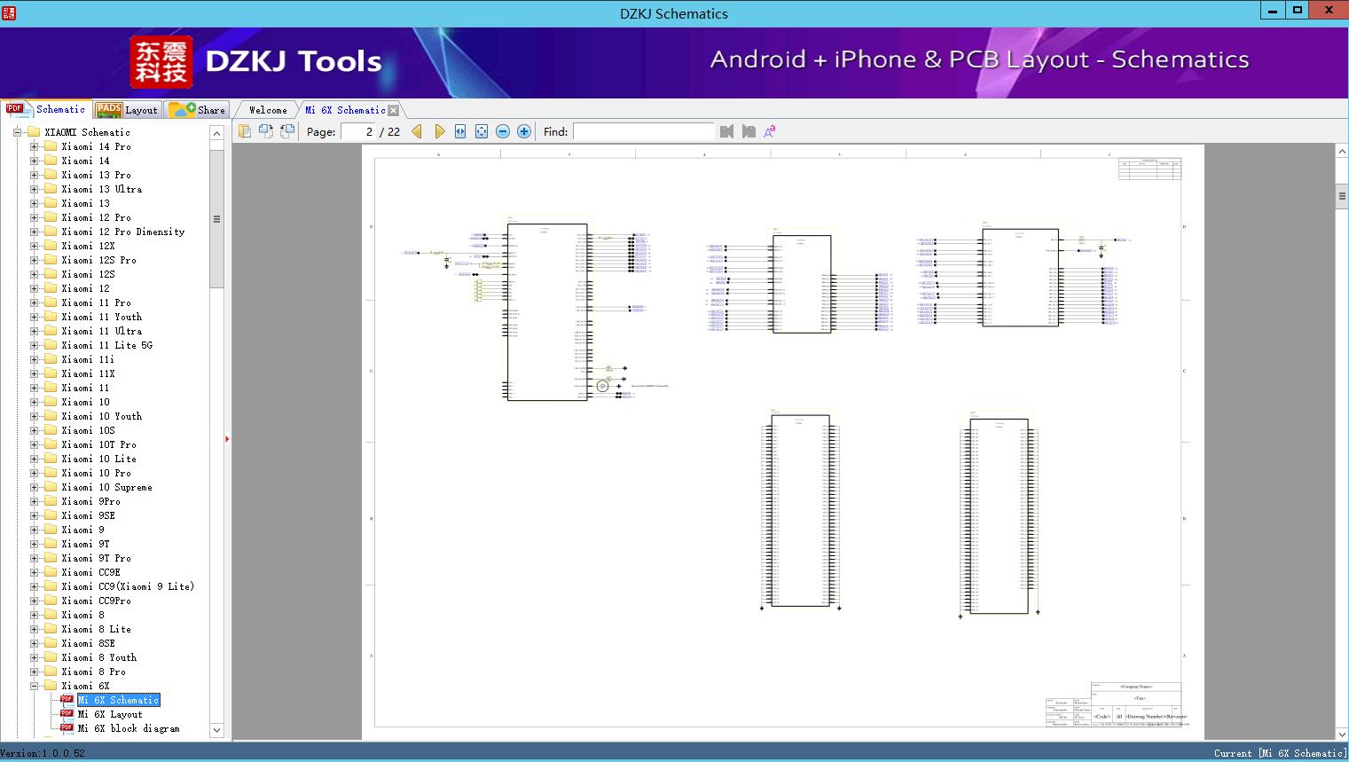 Mi 6X Schematic