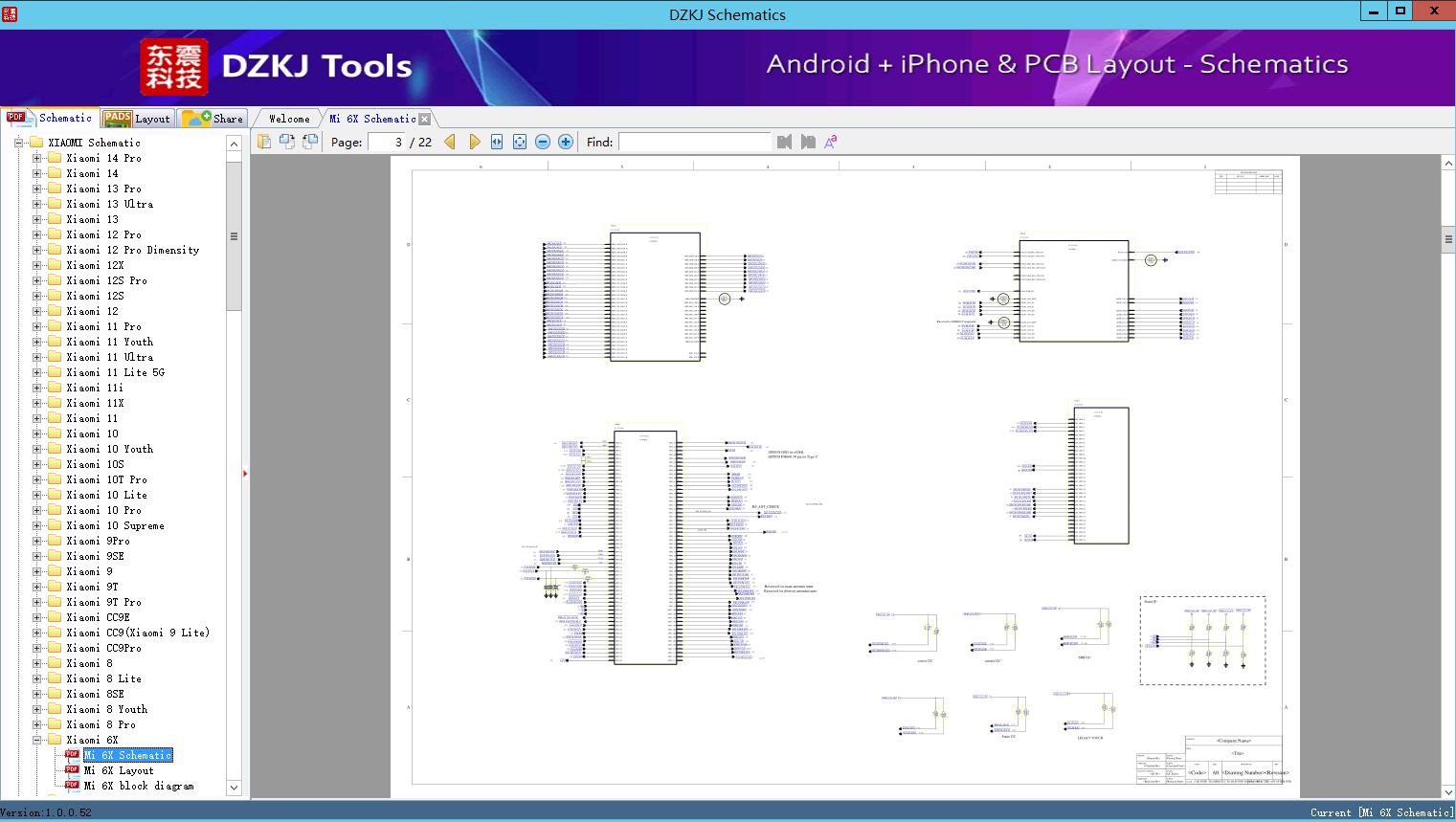 Mi 6X Schematic