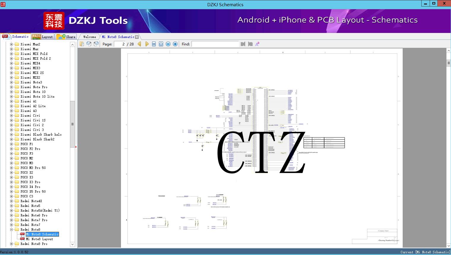 Mi Note8 Schematic