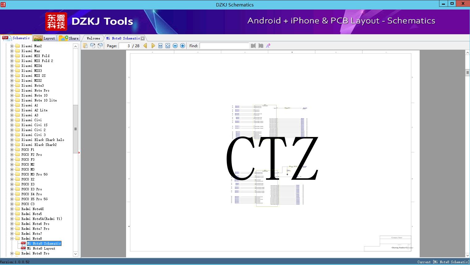 Mi Note8 Schematic