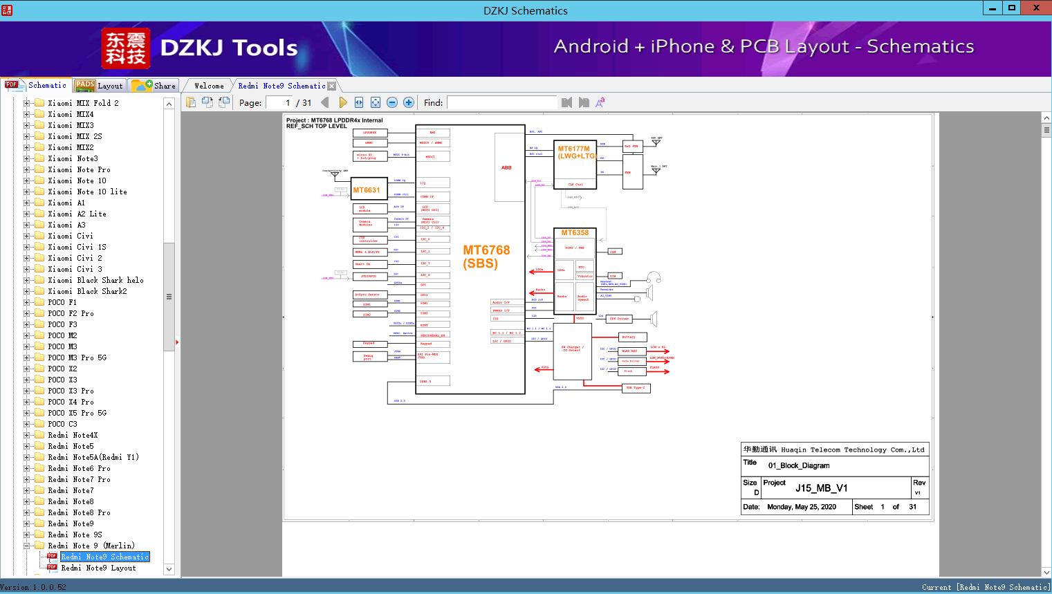 Redmi Note9 Schematic