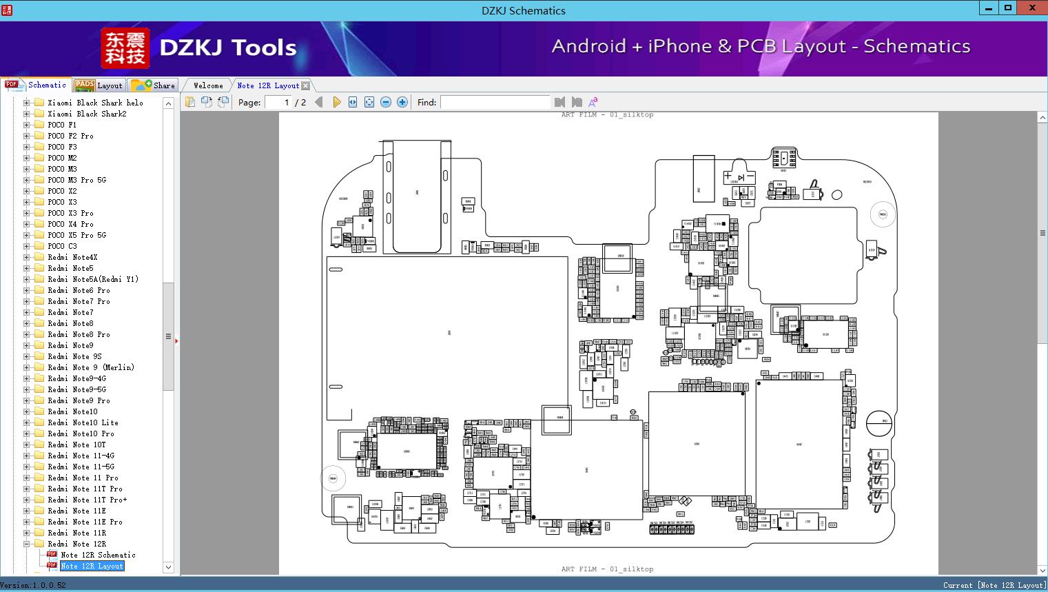 Note 12R Layout