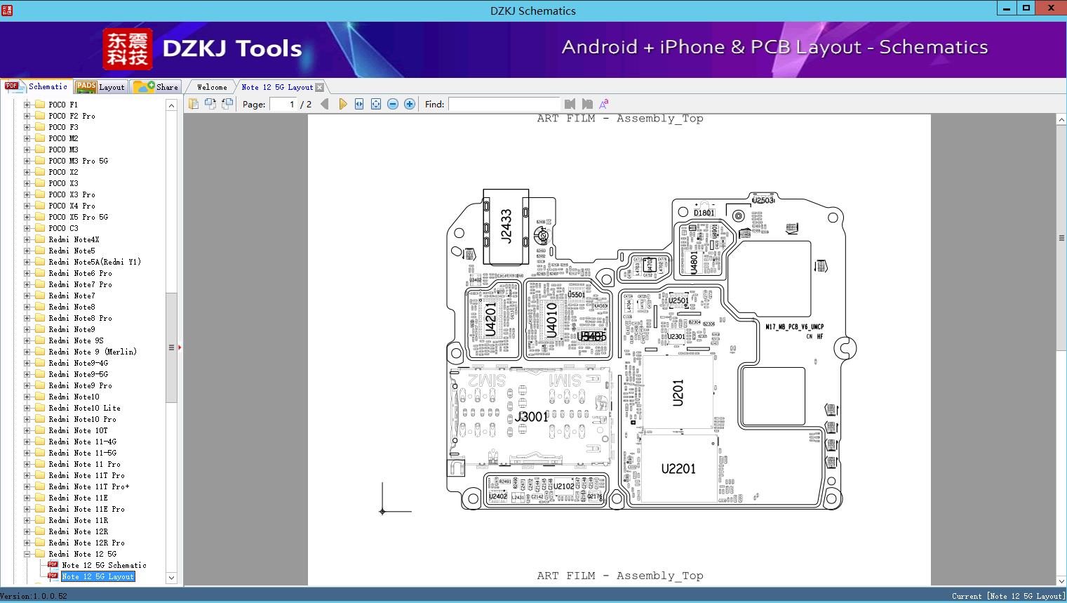 Note 12 5g Layout Redmi Note 12 5g Xiaomi Schematic Dzkj