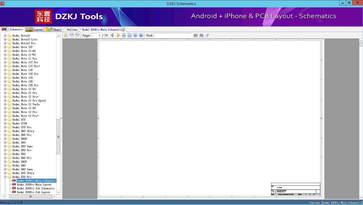 Redmi K30Pro Main Schematic