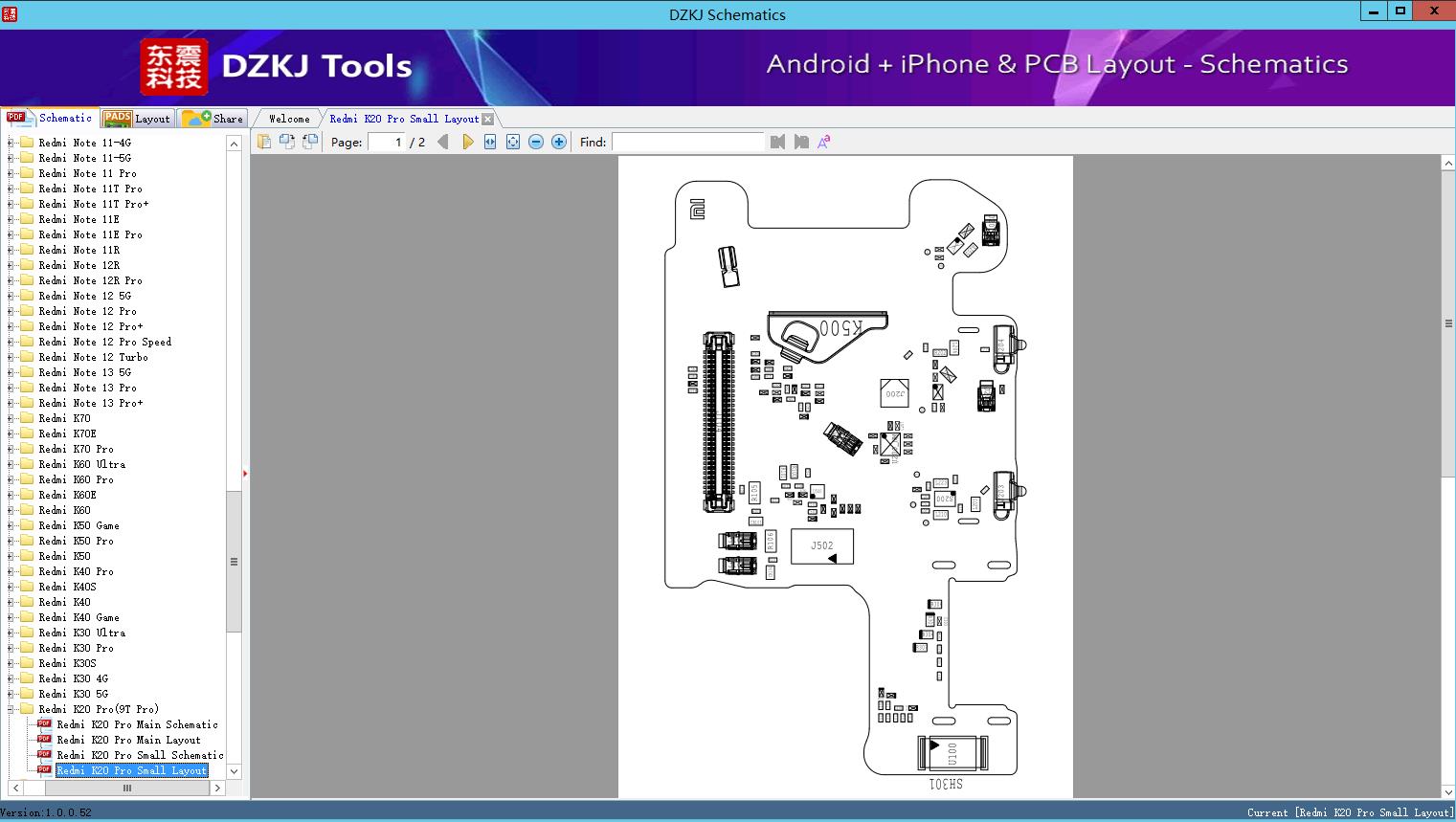 Redmi K20 Pro Small Layout - Redmi K20 Pro(9T Pro) - XIAOMI Schematic ...