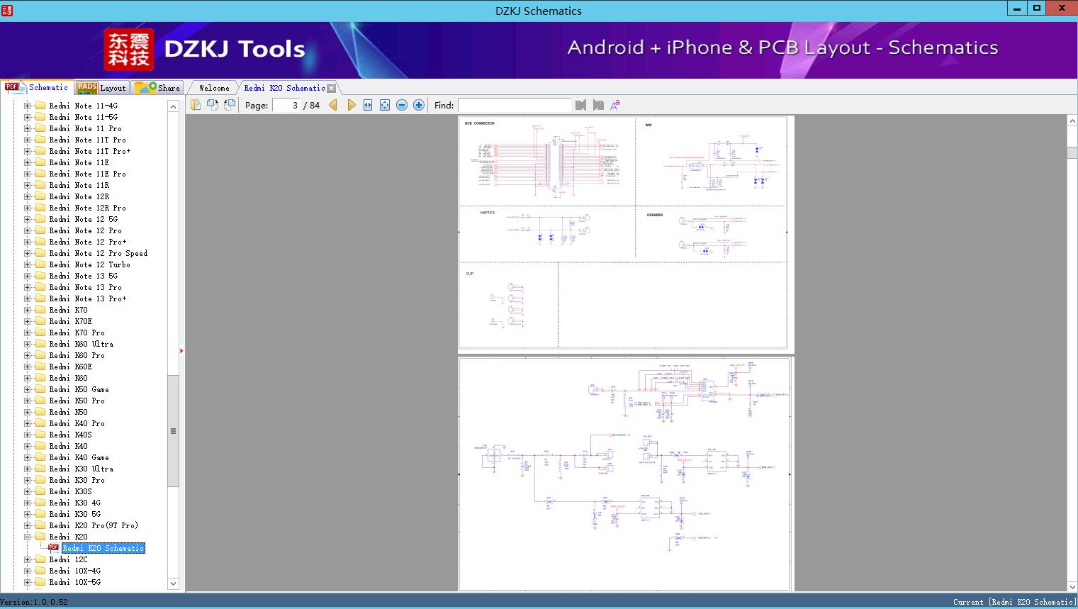 Redmi K20 Schematic