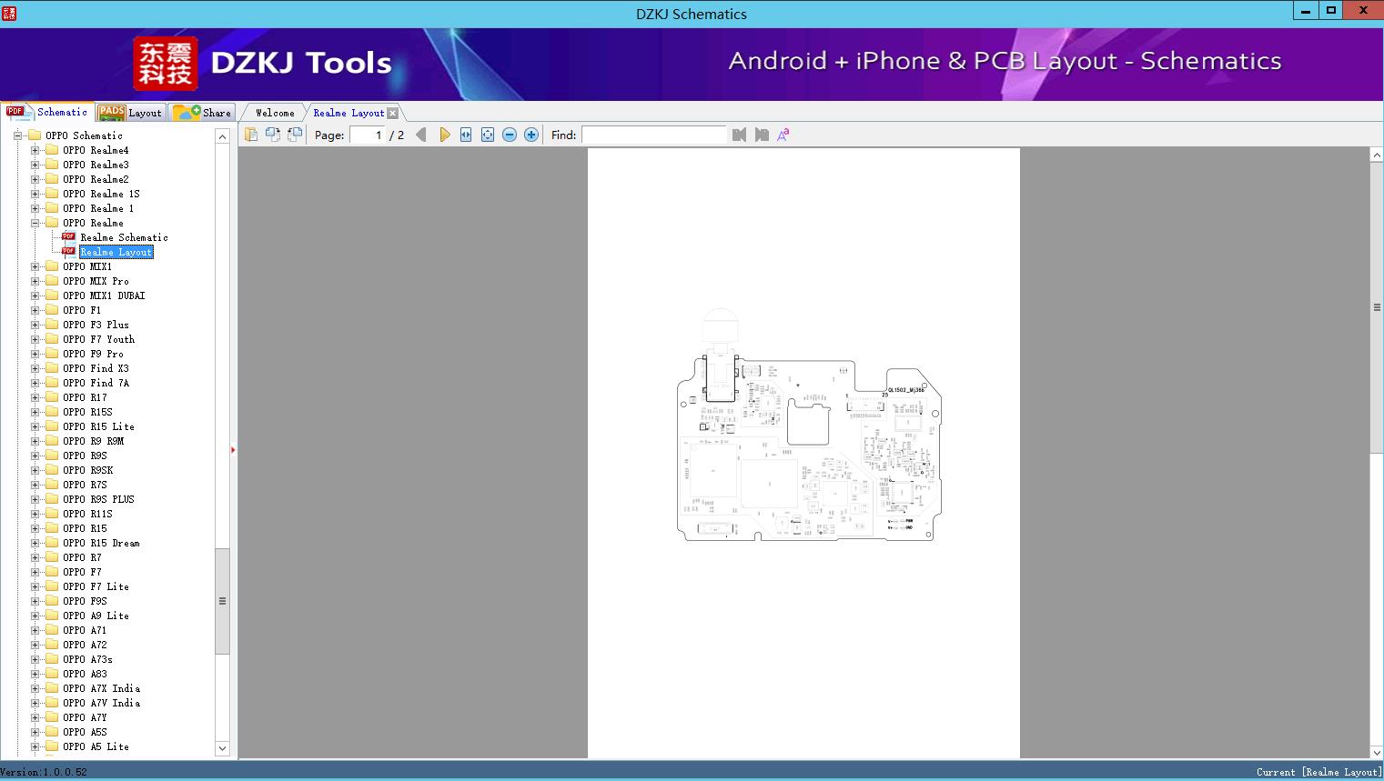 Realme Layout