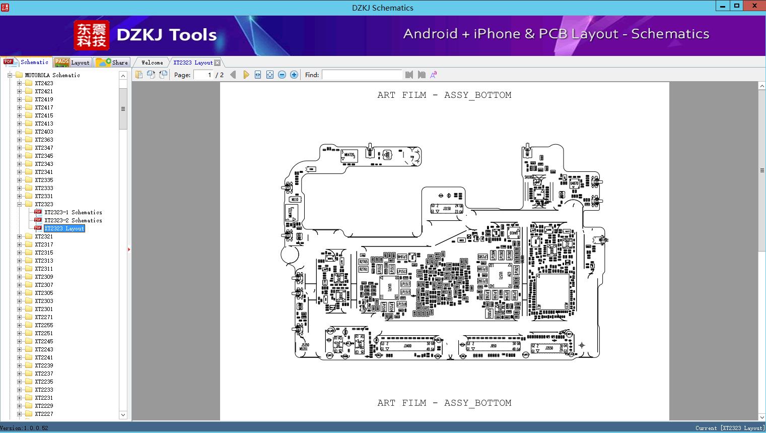 XT2323 Layout