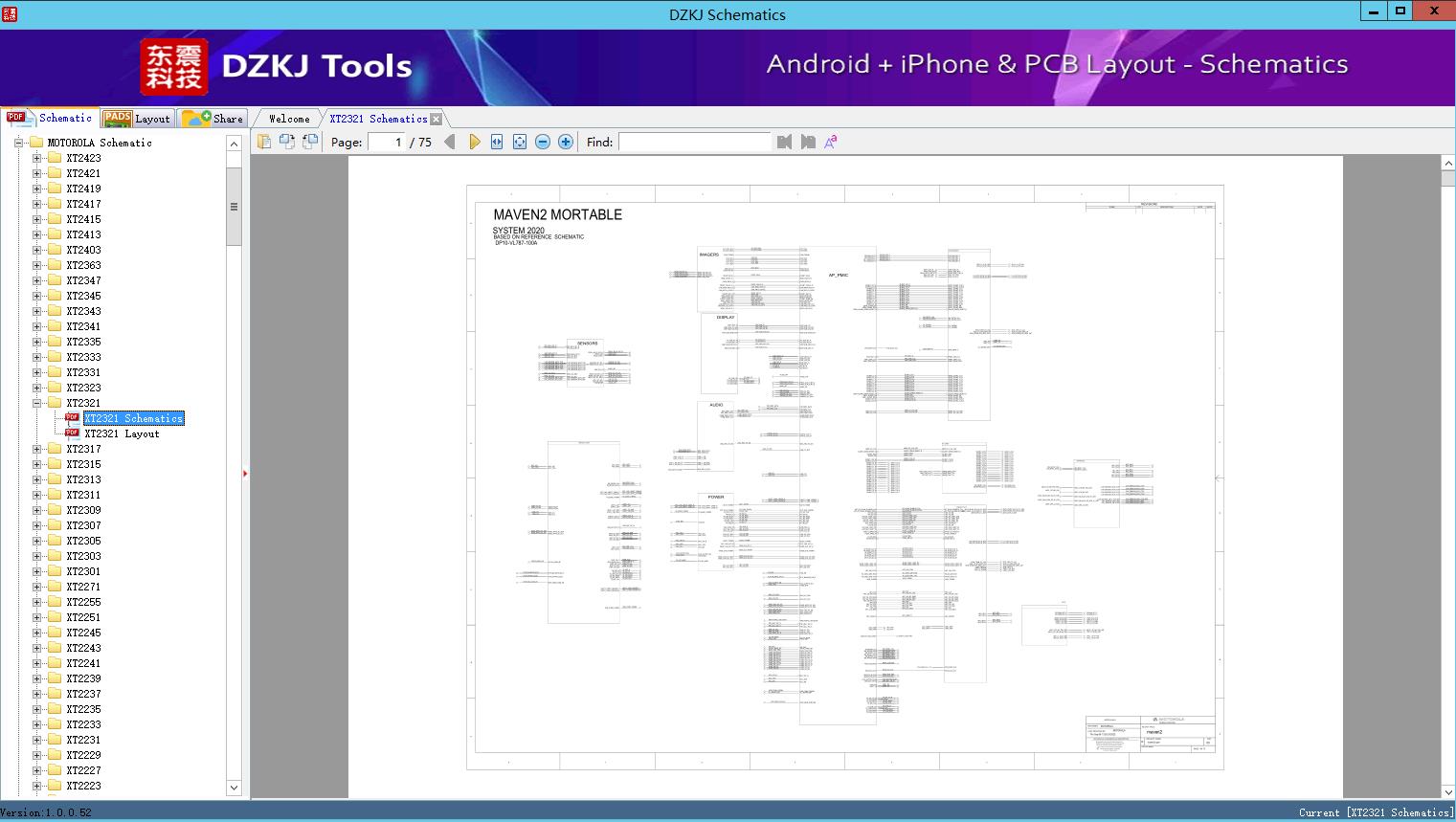 XT2321 Schematics