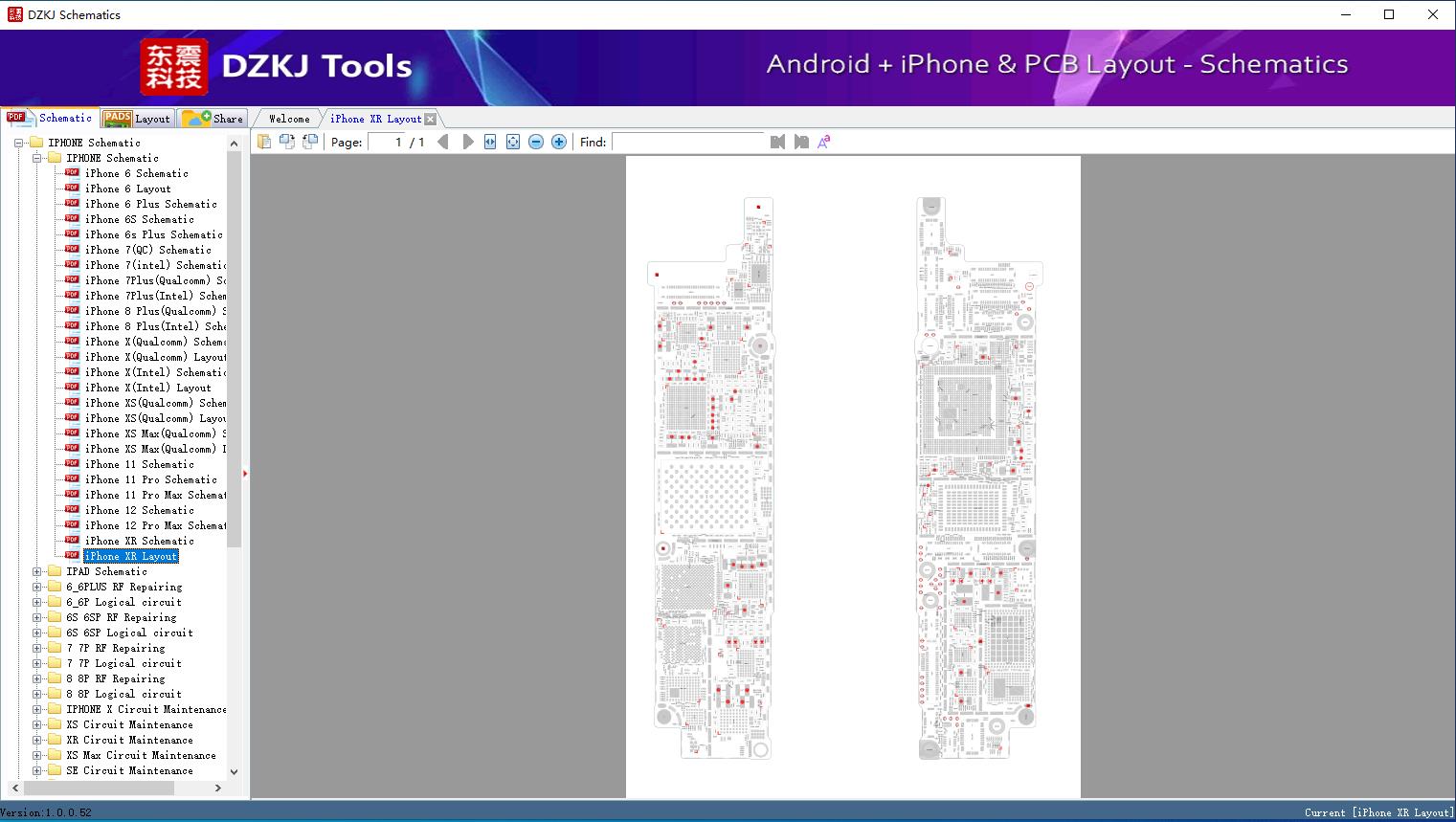 iPhone XR Layout - IPHONE Schematic - DZKJ Schematics & PCB Layout