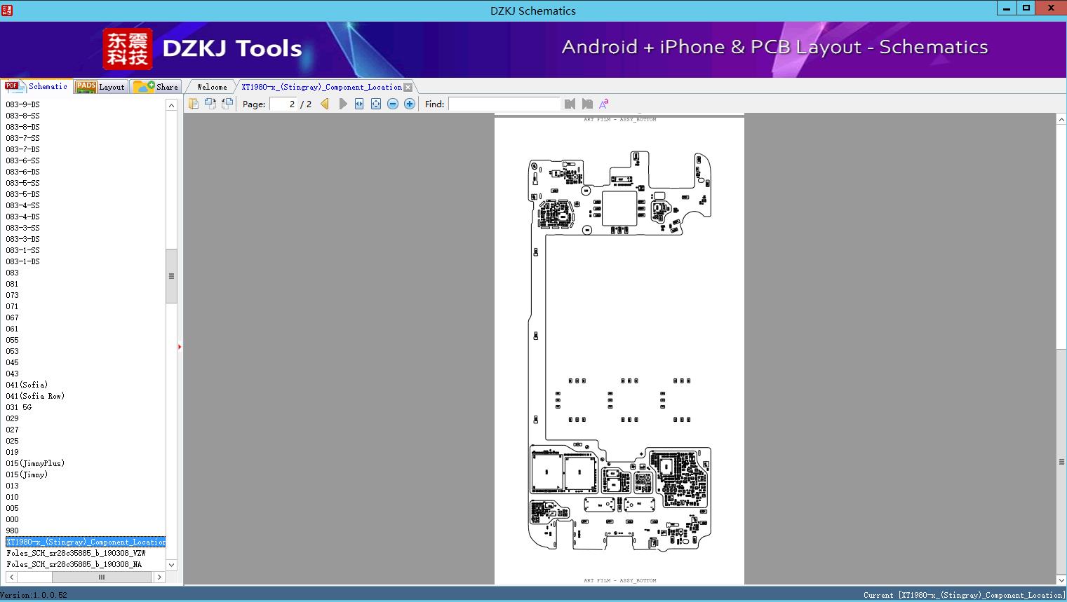 XT1980-x_(Stingray)_Component_Location - XT1980 - MOTOROLA Schematic ...