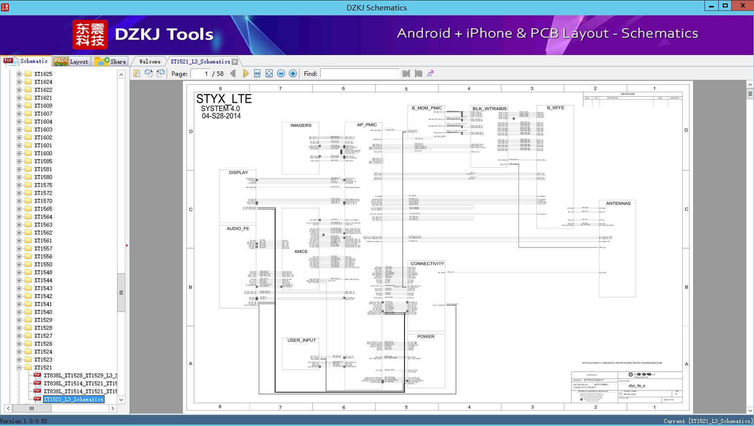 XT1521_L3_Schematics - XT1521 - MOTOROLA Schematic - DZKJ Schematics ...