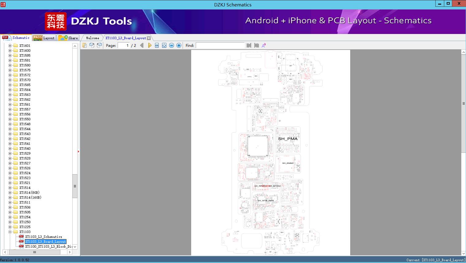 XT1103_L3_Board_Layout