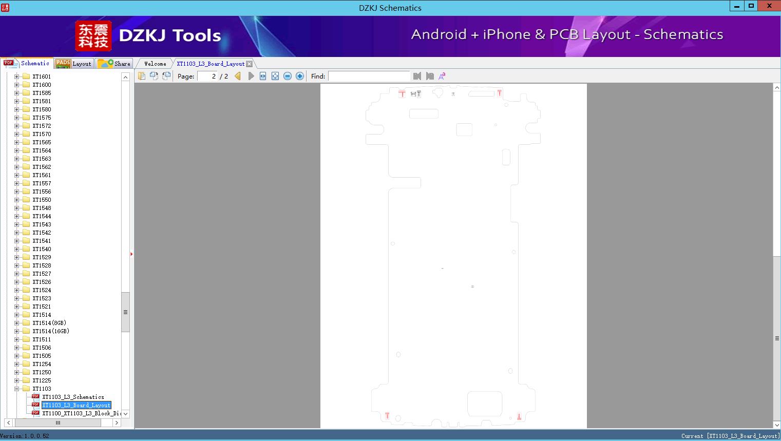 XT1103_L3_Board_Layout