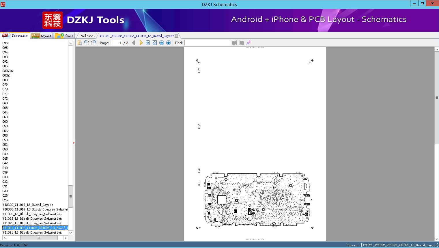 XT1021_XT1022_XT1023_XT1025_L3_Board_Layout