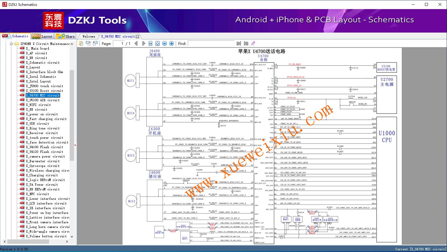 X_U4700 MIC circuit