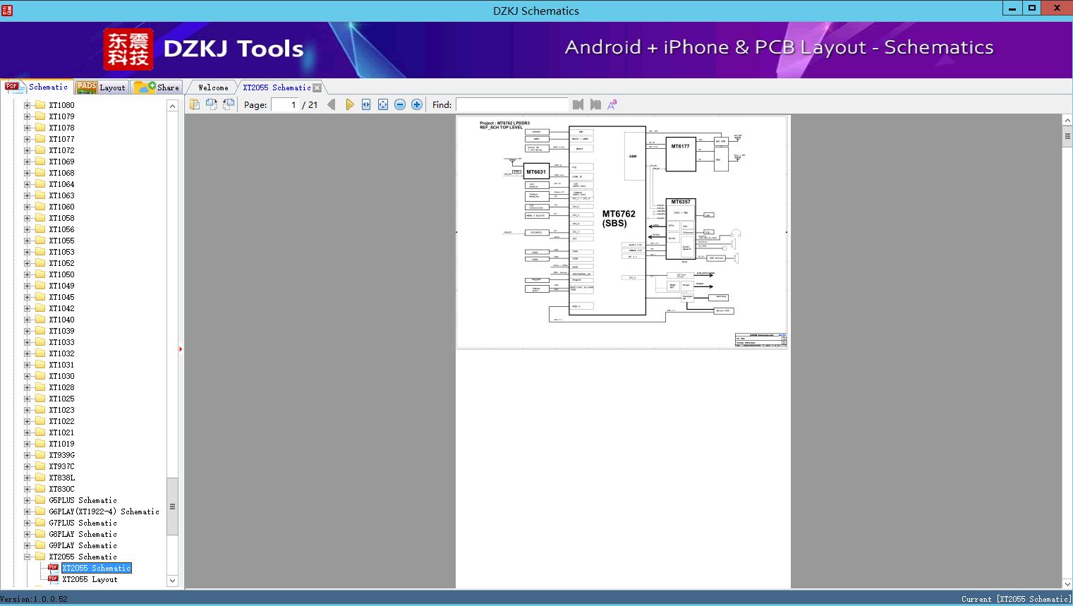 XT2055 Schematic