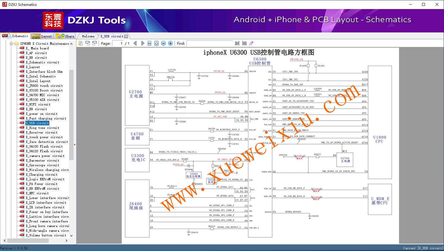 X_USB circuit