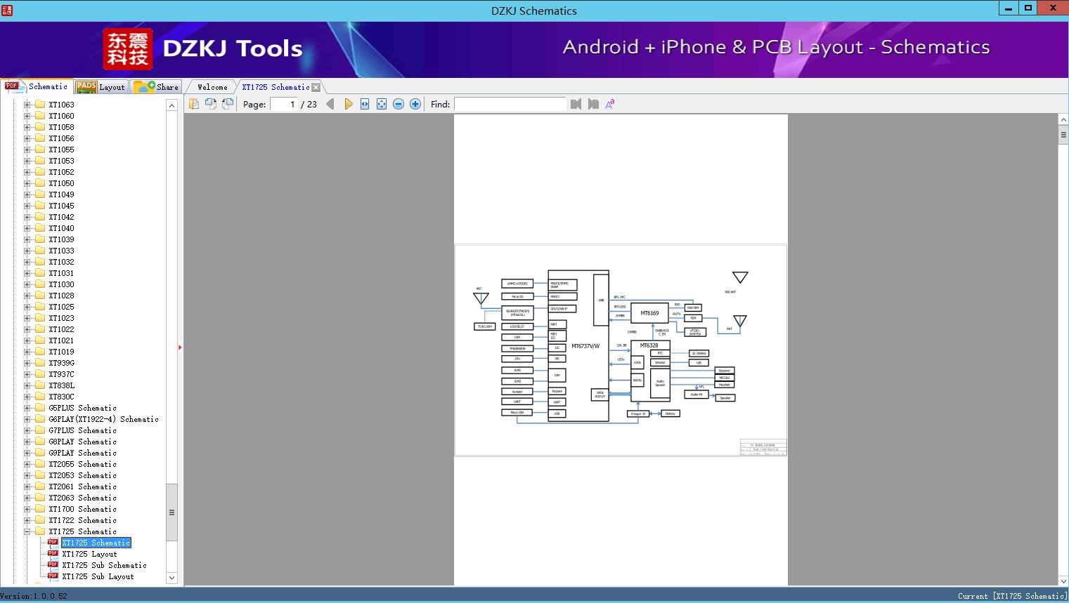 XT1725 Schematic