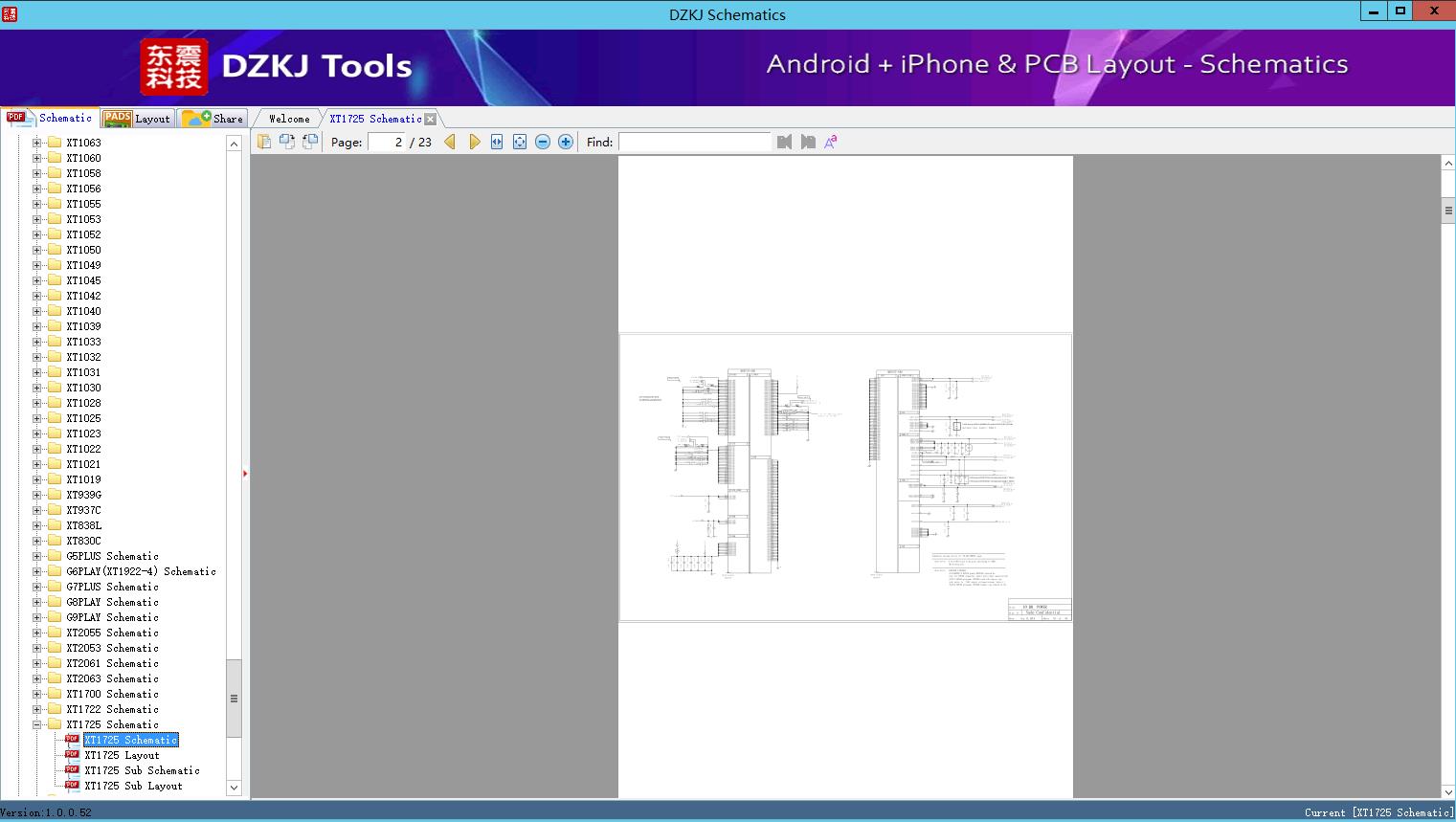 XT1725 Schematic