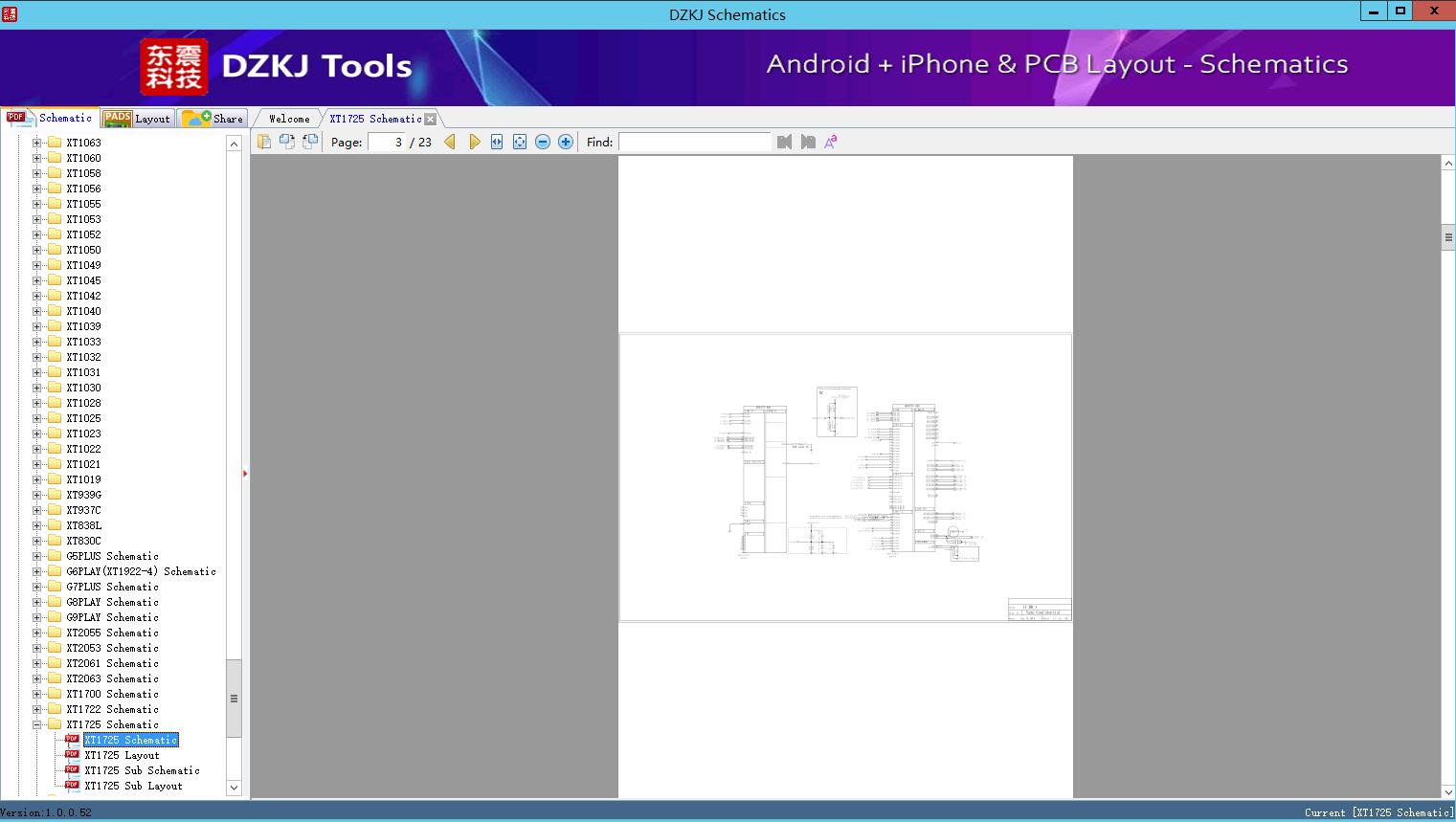 XT1725 Schematic