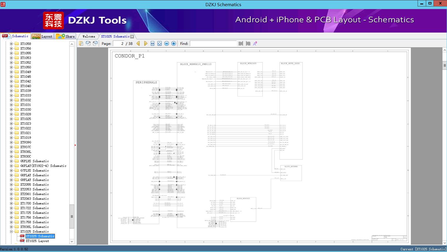 XT1025 Schematic