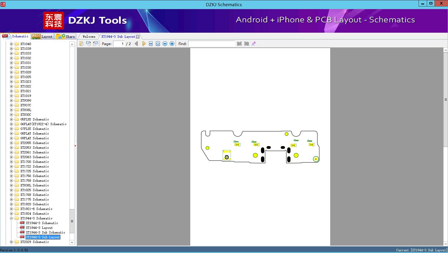 XT1944-3 Sub Layout
