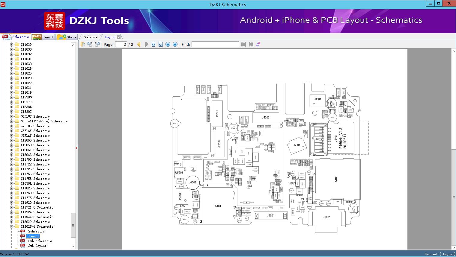 Layout - XT2025-1 Schematic - MOTOROLA Schematic - DZKJ Schematics ...