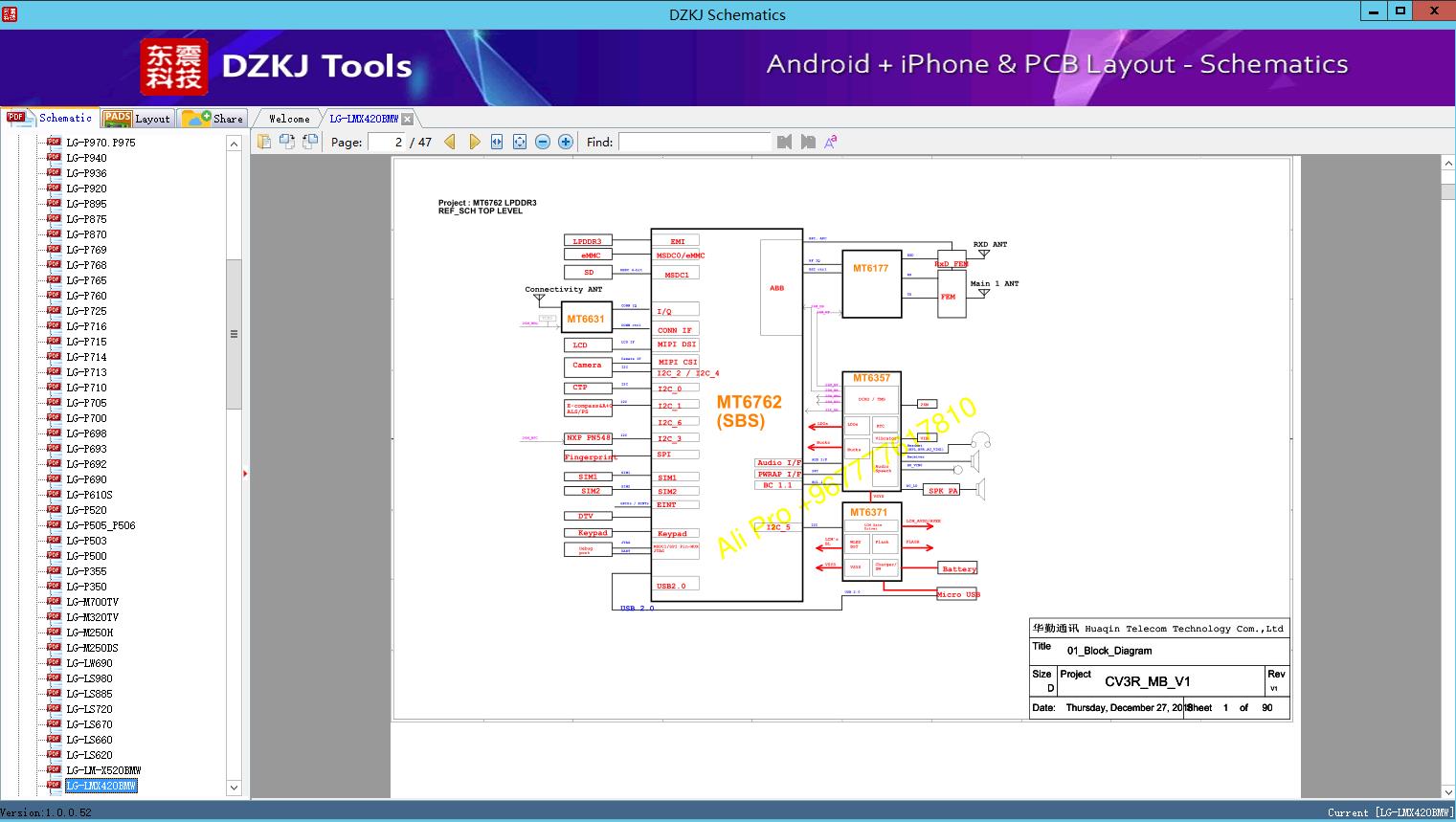 LG-LMX420BMW - LG Schematic - DZKJ Schematics & PCB Layout