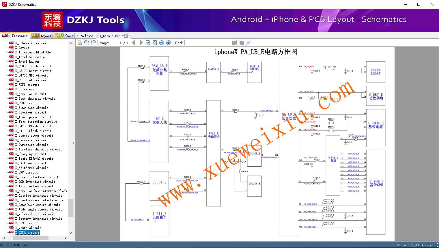 X_LBPA circuit - IPHONE X Circuit Maintenance - IPHONE Schematic - DZKJ ...