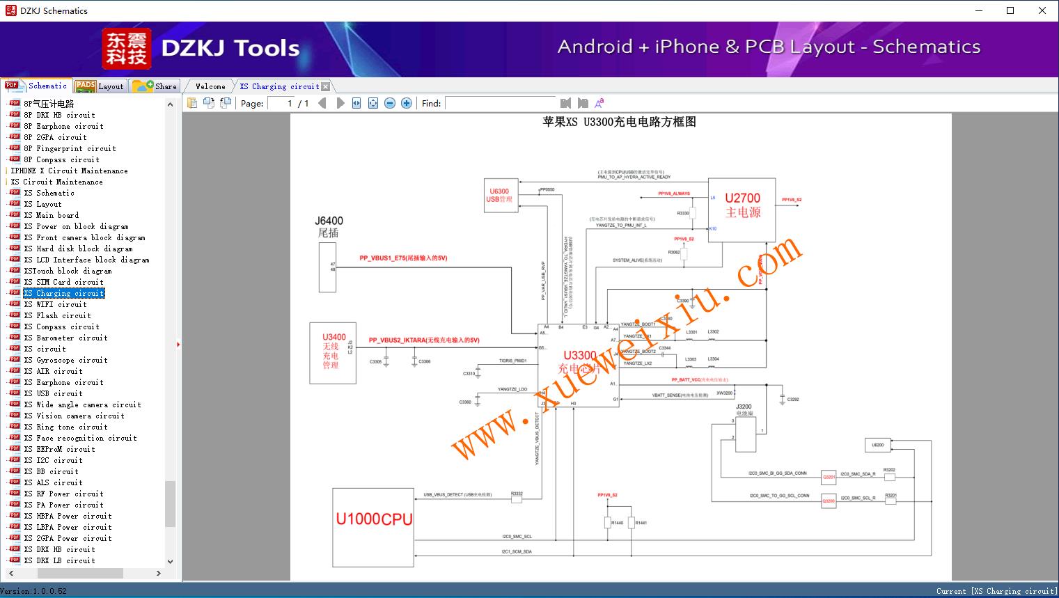 XS Charging circuit