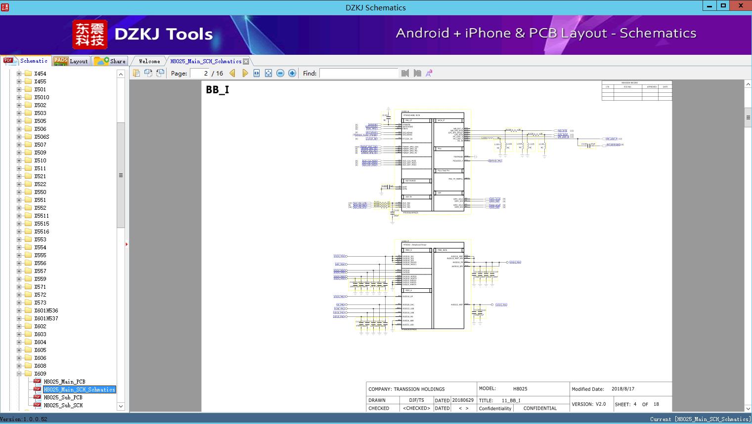 H8025_Main_SCH_Schmatics - X609 - INFINIX Schematic - DZKJ Schematics ...