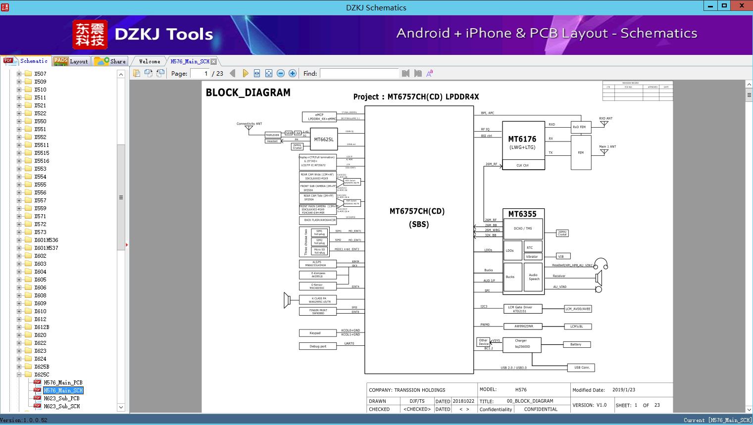 H576_Main_SCH - X625C - INFINIX Schematic - DZKJ Schematics & PCB Layout